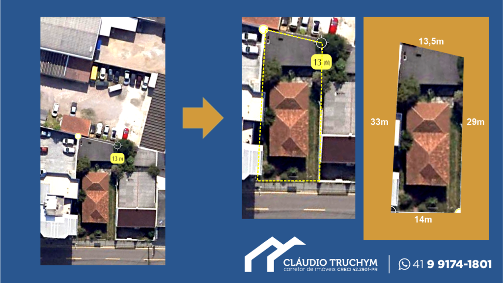 Terreno a venda em São José dos Pinhais-PR, Bairro São Pedro.